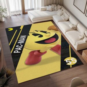 Alternative view of Tapis Pac-Man – Encadré avec regard joyeux