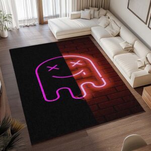 Alternative view of Tapis Pac-Man avec éclairage néon