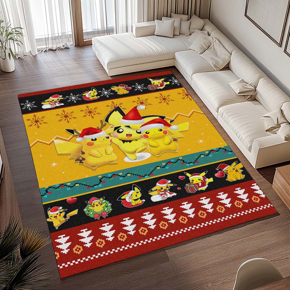 Tapis Pikachu – Pokémon – Joyeux Noël – Image 2