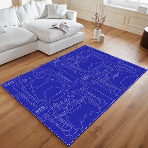 Alternative view of Tapis Manette PlayStation – Bleu (Blueprint)