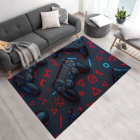 Tapis Manette PlayStation – Noir et rouge