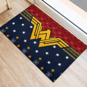 Alternative view of Tapis Premium Wonder Woman Christmas Doormat Home Decor