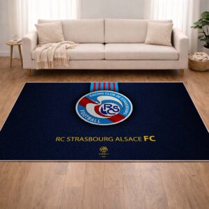Alternative view of Tapis RC Strasbourg Alsace French Football Team 08
