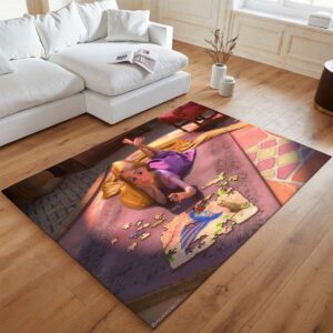 Alternative view of Tapis Raiponce – Disney 01