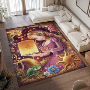 Alternative view of Tapis Raiponce – Disney 02