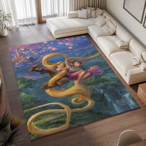 Alternative view of Tapis Raiponce – Disney 14