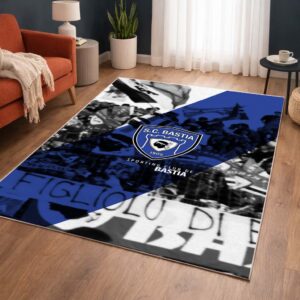 Alternative view of Tapis SC Bastia Football Team 02