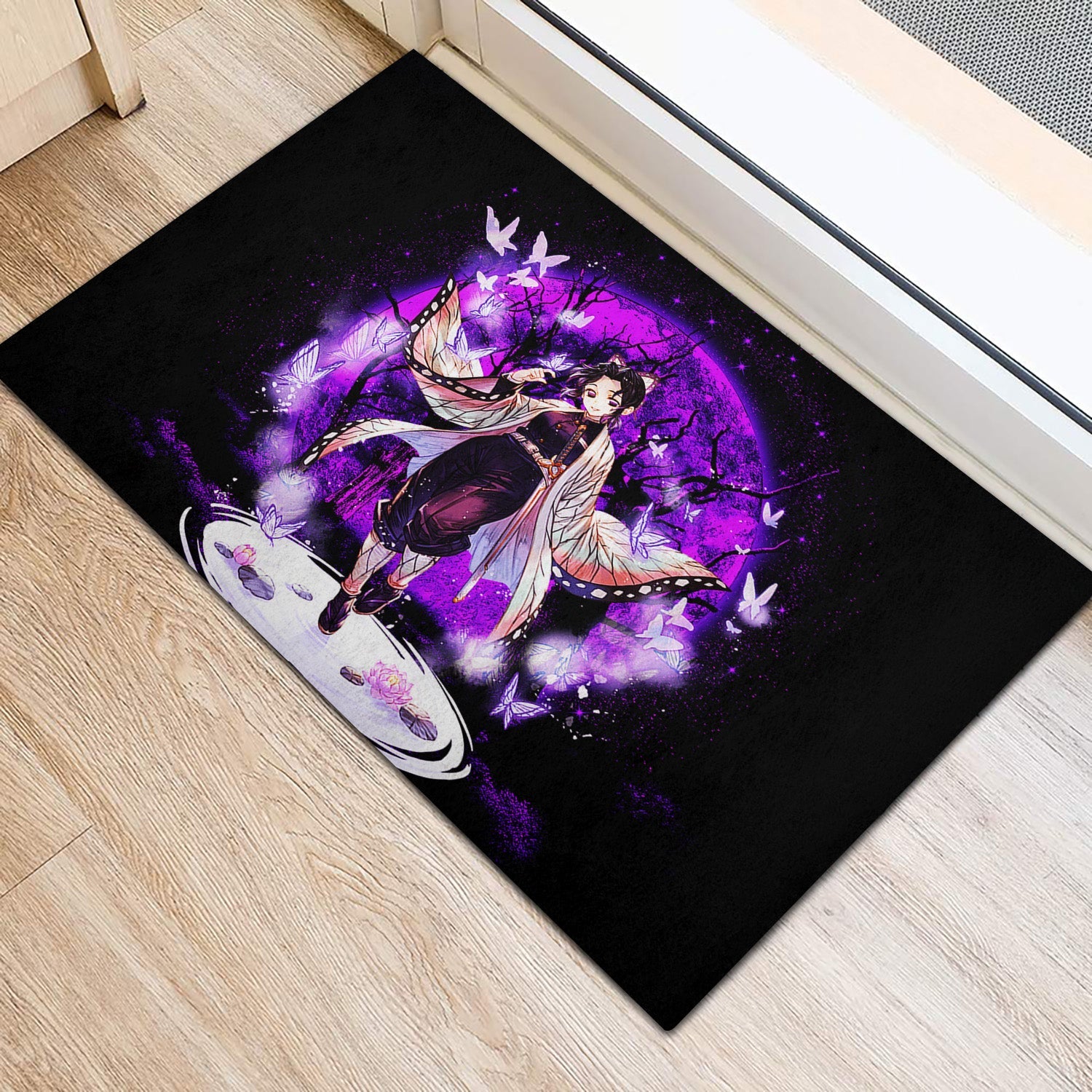 Tapis Shinobu Demon Slayer Moonlight Doormat Home Decor – Image 2