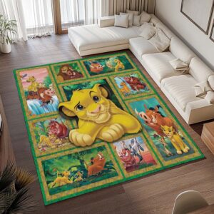 Alternative view of Tapis Simba – Le Roi Lion – Personnages 02