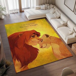 Alternative view of Tapis Simba et Mufasa – Le Roi Lion