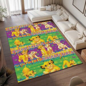 Alternative view of Tapis Simba et Nala – Le Roi Lion