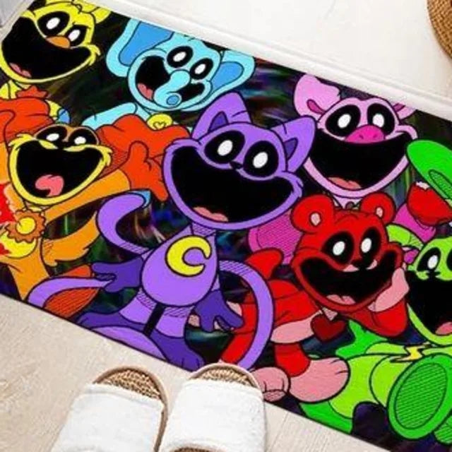 Tapis Smiling Critters Carpet Living Room Bedroom Sofa Rug Door Mat Kitchen Bathroom Mats for Kids Adults 02