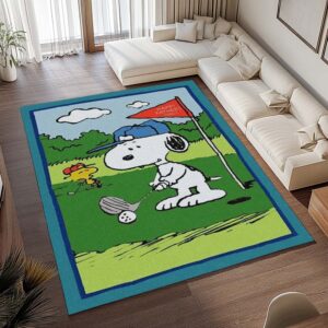 Alternative view of Tapis Snoopy – Golf