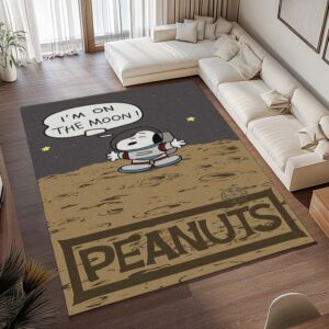 Alternative view of Tapis Snoopy – Je suis sur la Lune