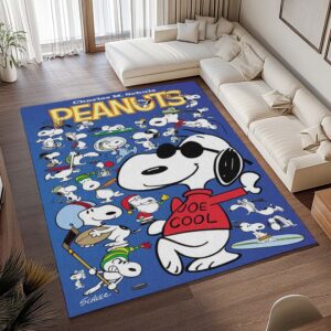 Alternative view of Tapis Snoopy – Joe Cool
