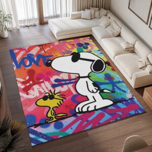 Alternative view of Tapis Snoopy et Woodstock 6