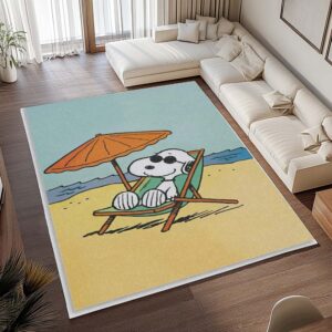 Alternative view of Tapis Snoopy – En été
