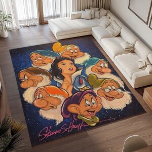 Alternative view of Tapis Blanche-Neige et les sept nains 5
