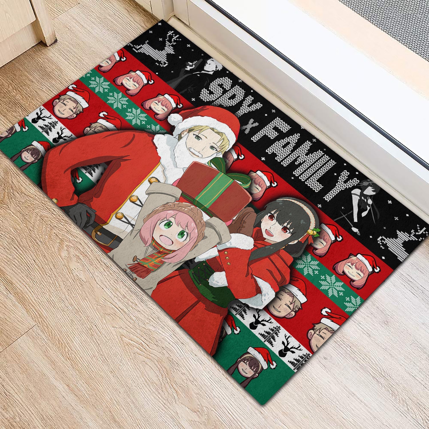 Tapis Spy x Family Christmas Doormat Home Decor – Image 2