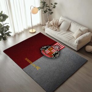 Tapis Sunderland A.F.C FC EFL Championship Leather Background