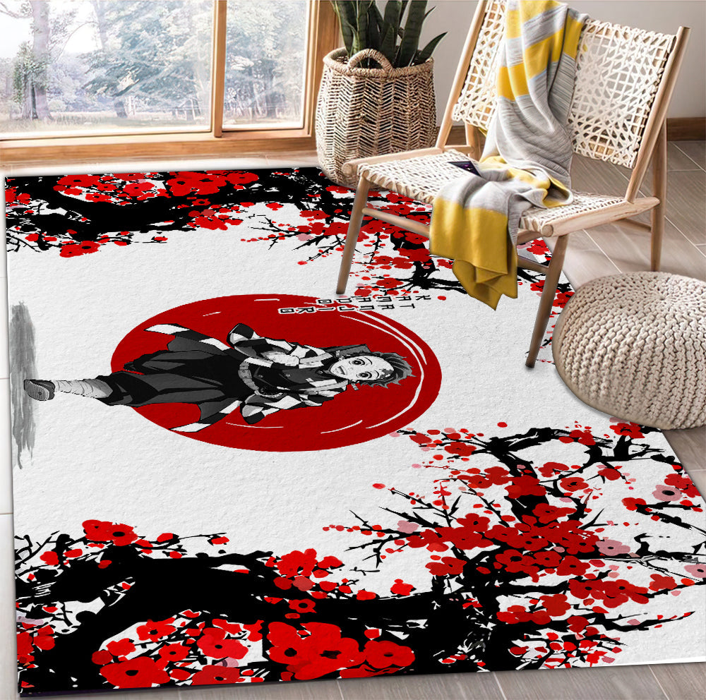 Tapis Tanjiro Demon Japan Style Carpet Rug Home Room Decor – Image 2