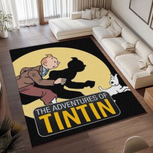 Alternative view of Tapis Les Aventures de Tintin 2
