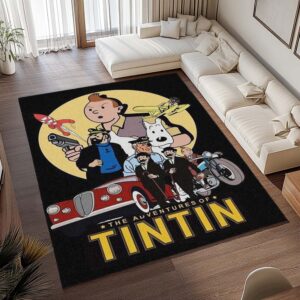 Alternative view of Tapis Les Aventures de Tintin