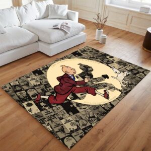 Alternative view of Tapis Les Aventures de Tintin 5