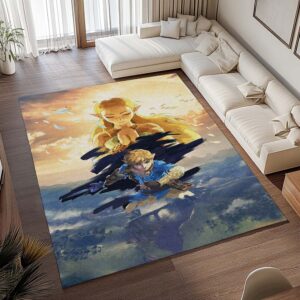 Alternative view of Tapis The Legend of Zelda – Link et la princesse Zelda – Tous les personnages 4