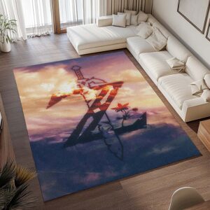 Alternative view of Tapis The Legend of Zelda – Style logo
