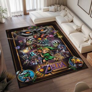 Alternative view of Tapis The Legend of Zelda – Majora’s Mask – Lune et Skull Kid