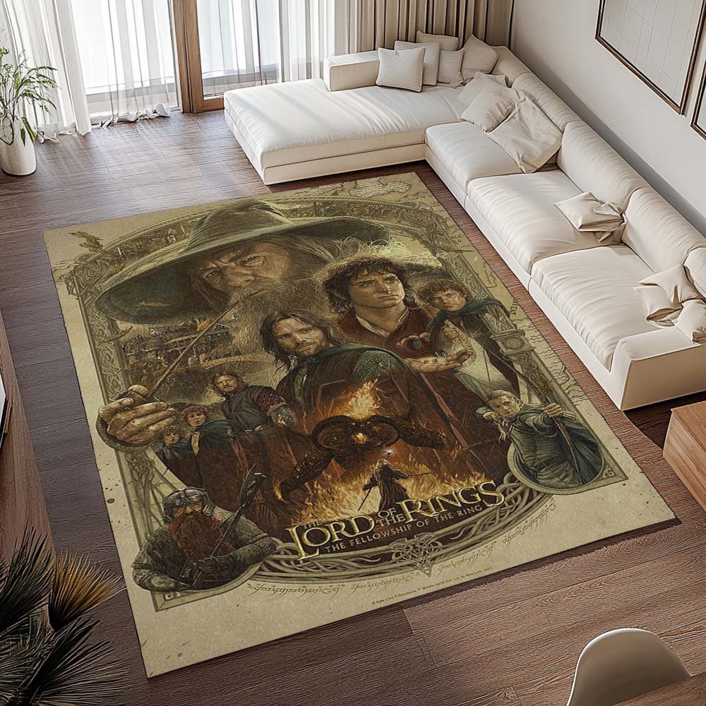 Tapis Le Seigneur des Anneaux – La Communauté de l’Anneau – Tous les personnages – Image 2
