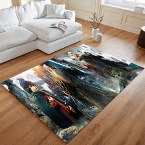 Alternative view of Tapis Le Seigneur des Anneaux – Gandalf, Frodon et Legolas