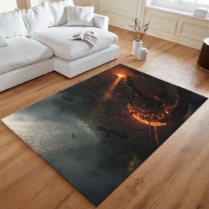 Alternative view of Tapis Le Seigneur des Anneaux – Tour de guet du Mordor