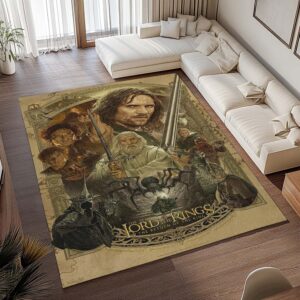 Alternative view of Tapis Le Seigneur des Anneaux – Le Retour du Roi