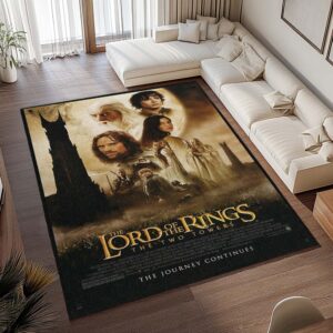 Alternative view of Tapis Le Seigneur des Anneaux – Les Deux Tours – La suite de l’aventure