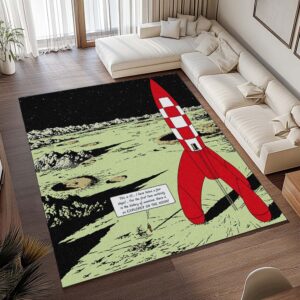 Alternative view of Tapis La Fusée Lunaire – Les Aventures de Tintin