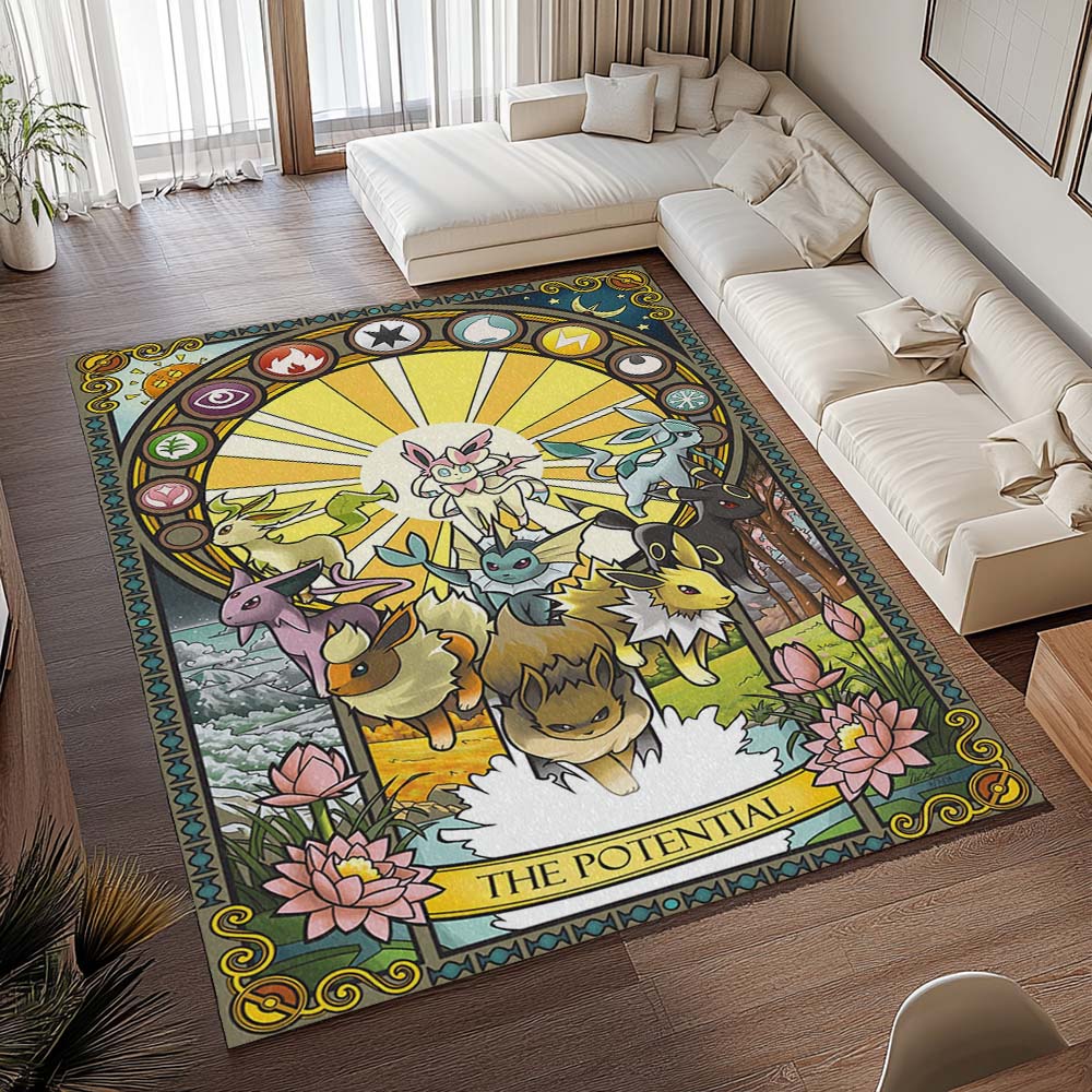 Tapis Évolutions possibles d’Évoli Pokémon – Image 2