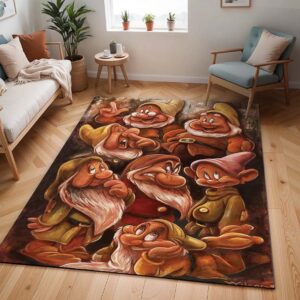 Tapis Les Sept Nains – Blanche-Neige – Disney 03