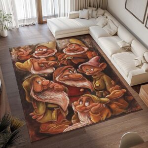 Alternative view of Tapis Les Sept Nains – Blanche-Neige – Disney 03