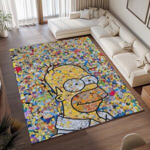 Alternative view of Tapis Les Simpson – Tous les personnages 02