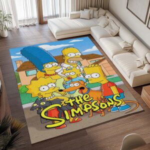 Alternative view of Tapis Les Simpson – Tous les personnages 04