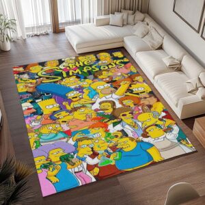 Alternative view of Tapis Les Simpson – Tous les personnages 06