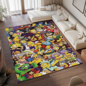 Alternative view of Tapis Les Simpson – Tous les personnages 07