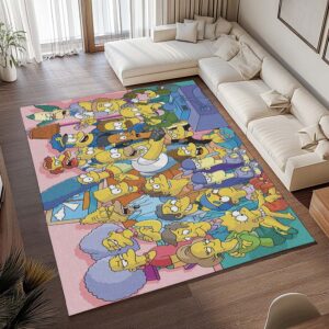 Alternative view of Tapis Les Simpson – Tous les personnages 08