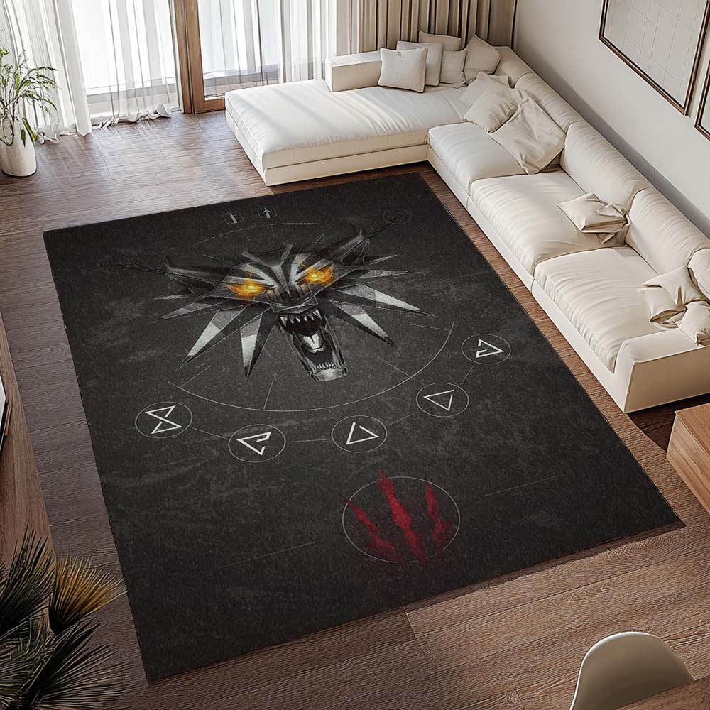 Tapis The Witcher – Wild Hunt – Loup 03 – Image 2