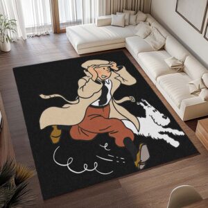 Alternative view of Tapis Tintin et Milou – Milou 2