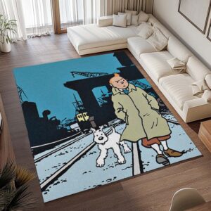 Alternative view of Tapis Tintin et Milou – Milou 3