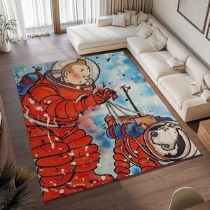 Alternative view of Tapis Tintin et Milou – Pas sur la Lune 2