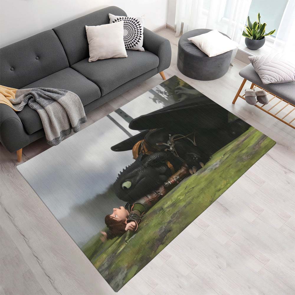 Tapis Dragons – Krokmou et Harold 04